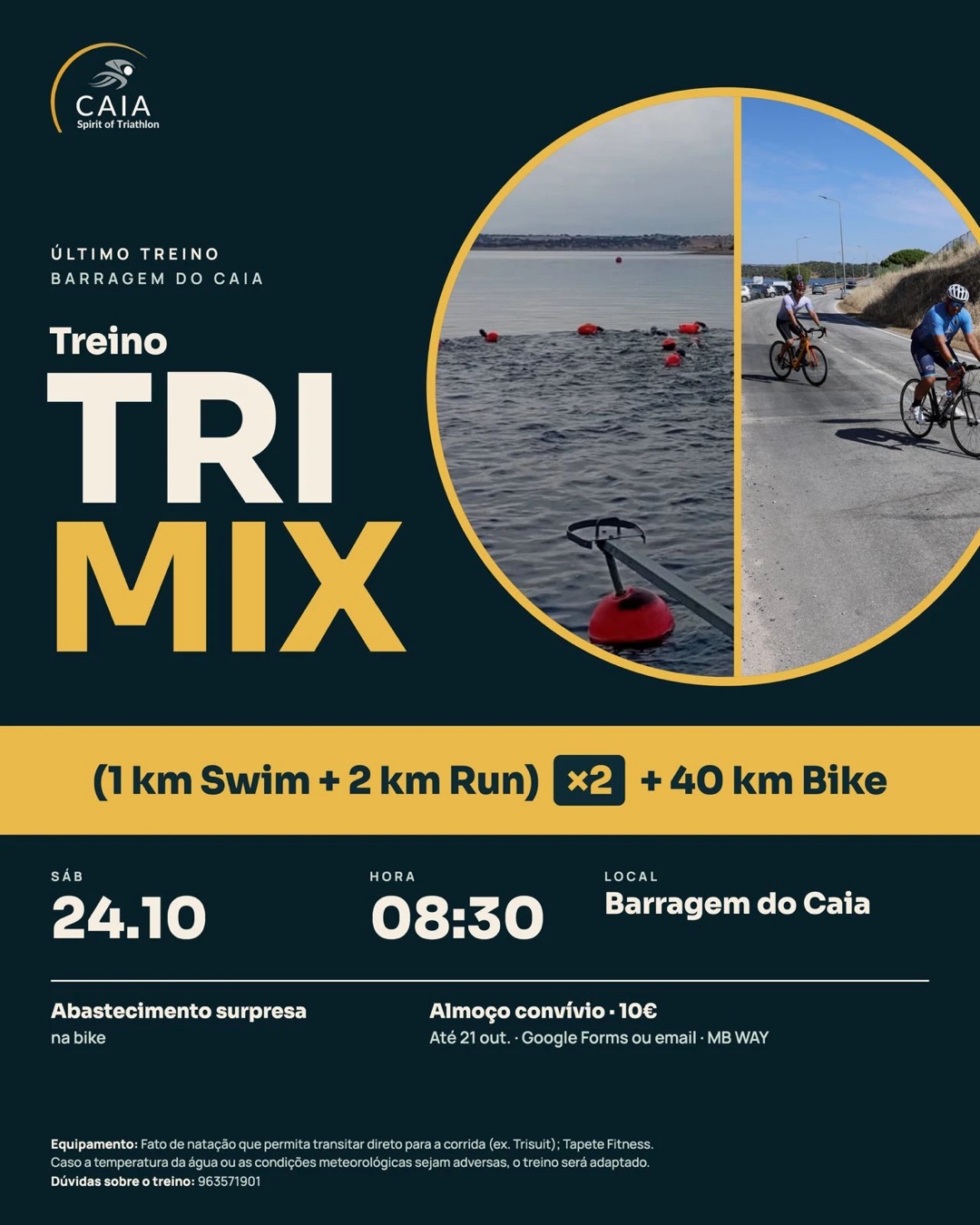 Treino Tri Mix · 24 de outubro